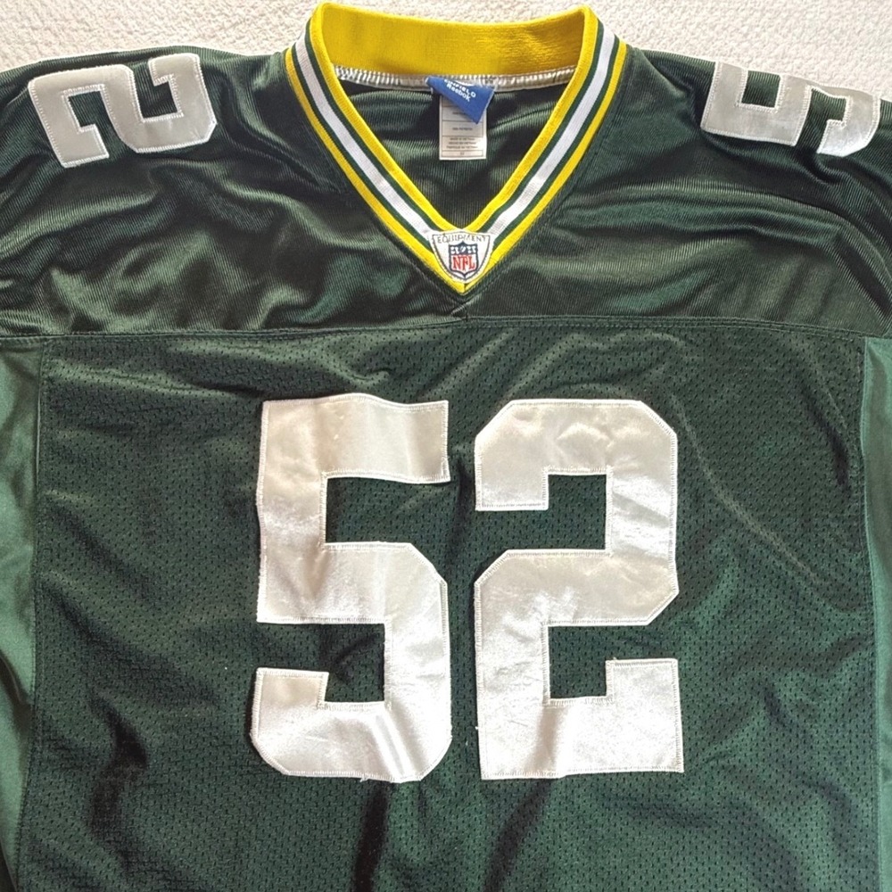Green Bay Packers Clay‎ Matthews 52 Football Jersey Mens 52 Green NFL Reebok